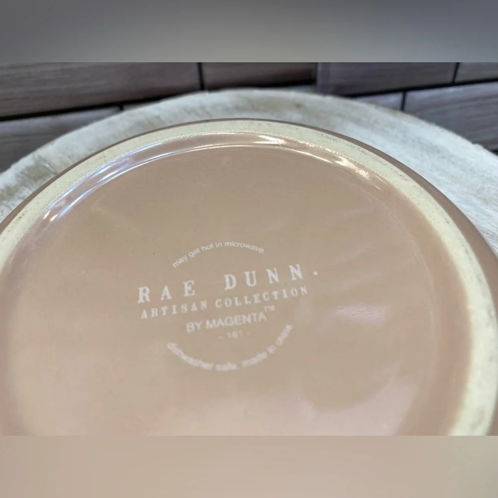 Raedunn “delish“cat & small dog bowls 🐱 🐶 set of 2 dusty pink New